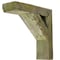 Ekena Millwork 3 1/2"W x 8"D x 8"H Vintage Farmhouse Bracket, Barnwood Decor Collection, Restoration Green BKTB03X08X08TRGR - alternate 8